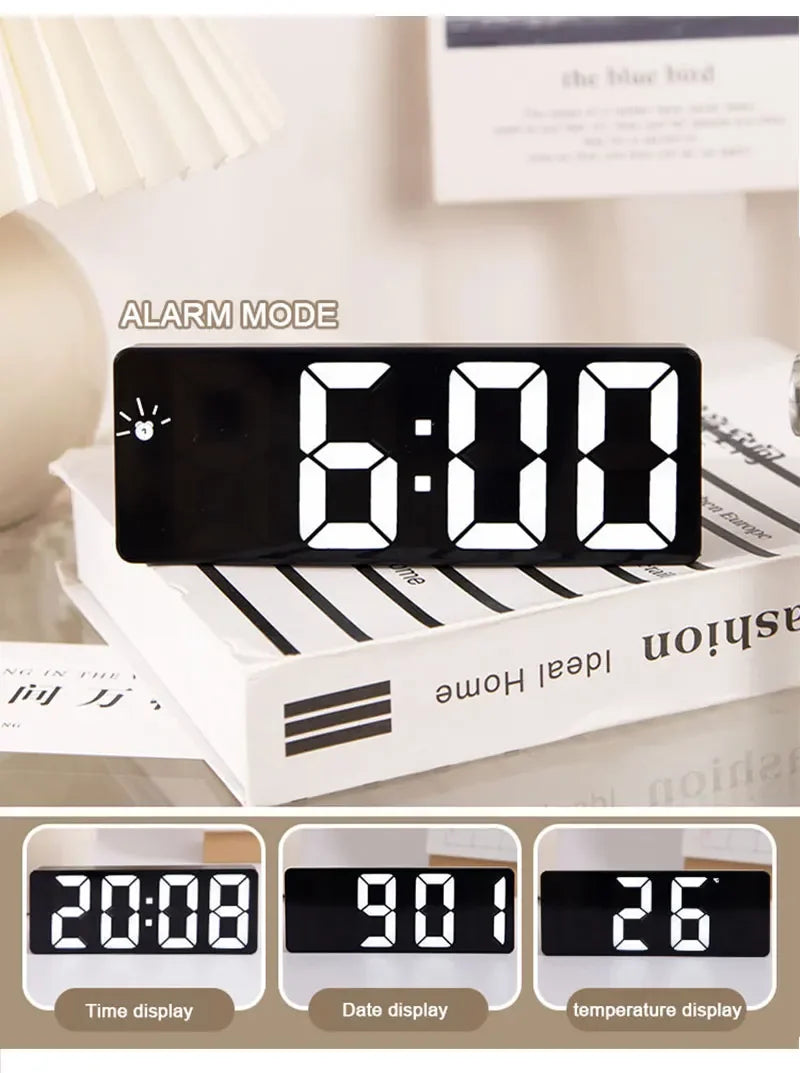 Smart Alarm Clock Bedside Table Led Alarm Clock Digital