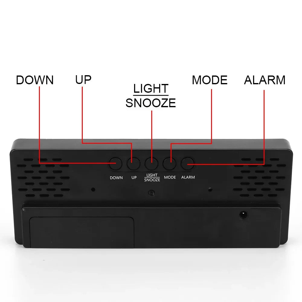 Smart Alarm Clock Bedside Table Led Alarm Clock Digital