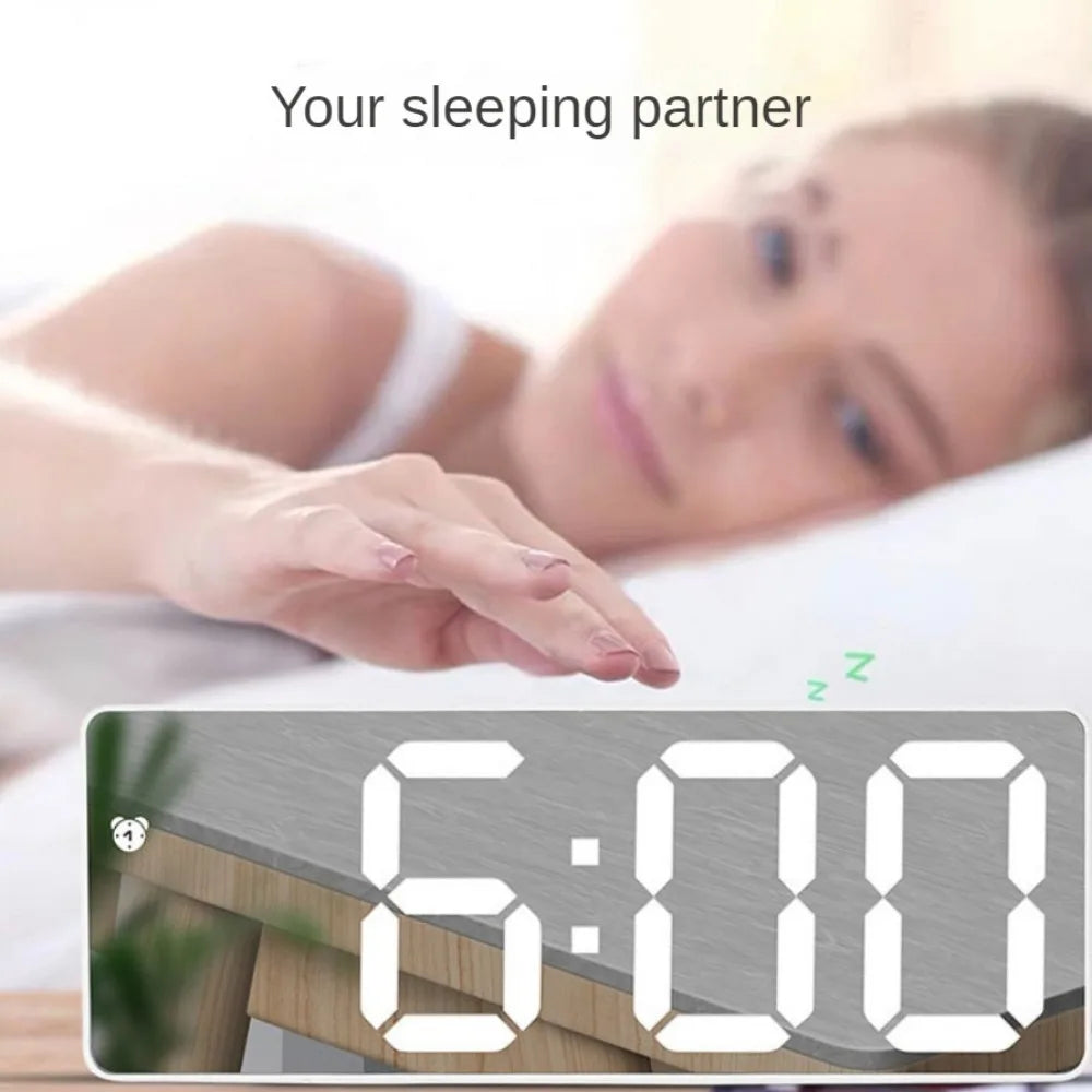 Smart Alarm Clock Bedside Table Led Alarm Clock Digital