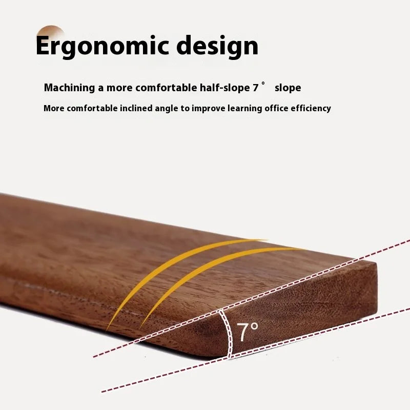 Walnut Wood Rest Palm Pad Mechanical Keyboard Ergonomic Pad | Multiple Sizes
