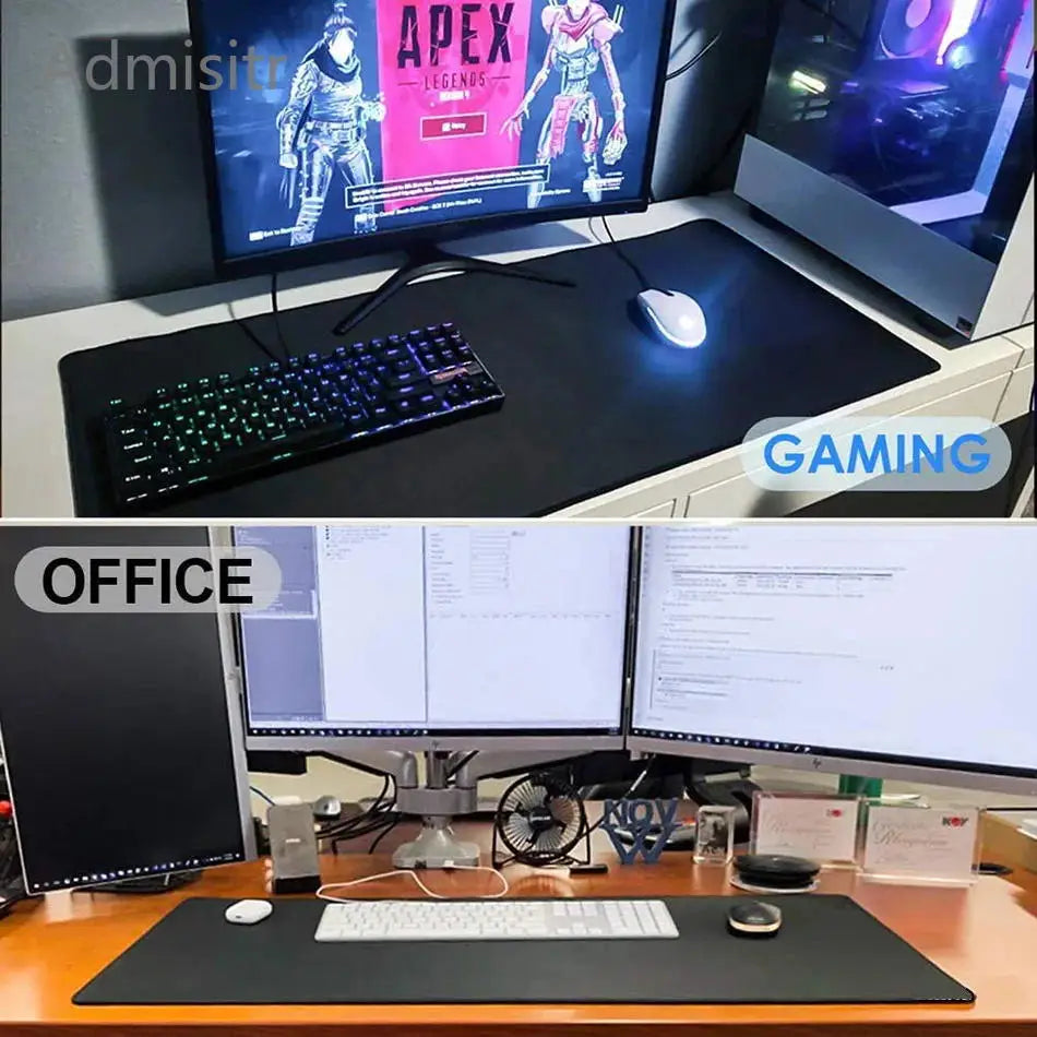 XXL Desk Mat | Black And White | Strata Liquid Mousepad