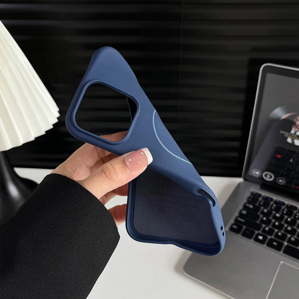 Magnetic Matte Silicone Case For Magsafe Mag Safe iPhone 17 16E 16 E 15 Pro Max 14 Plus 13 12 11 X XS XR