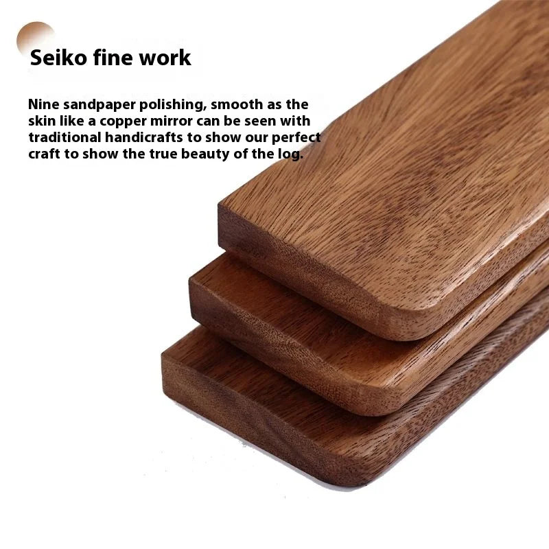 Walnut Wood Rest Palm Pad Mechanical Keyboard Ergonomic Pad | Multiple Sizes
