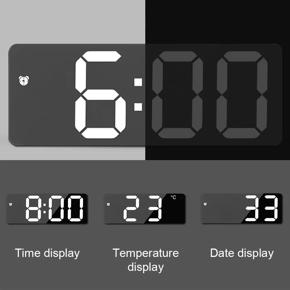 Smart Alarm Clock Bedside Table Led Alarm Clock Digital