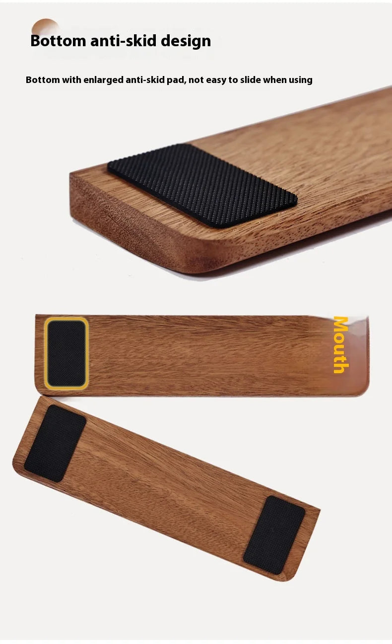 Walnut Wood Rest Palm Pad Mechanical Keyboard Ergonomic Pad | Multiple Sizes