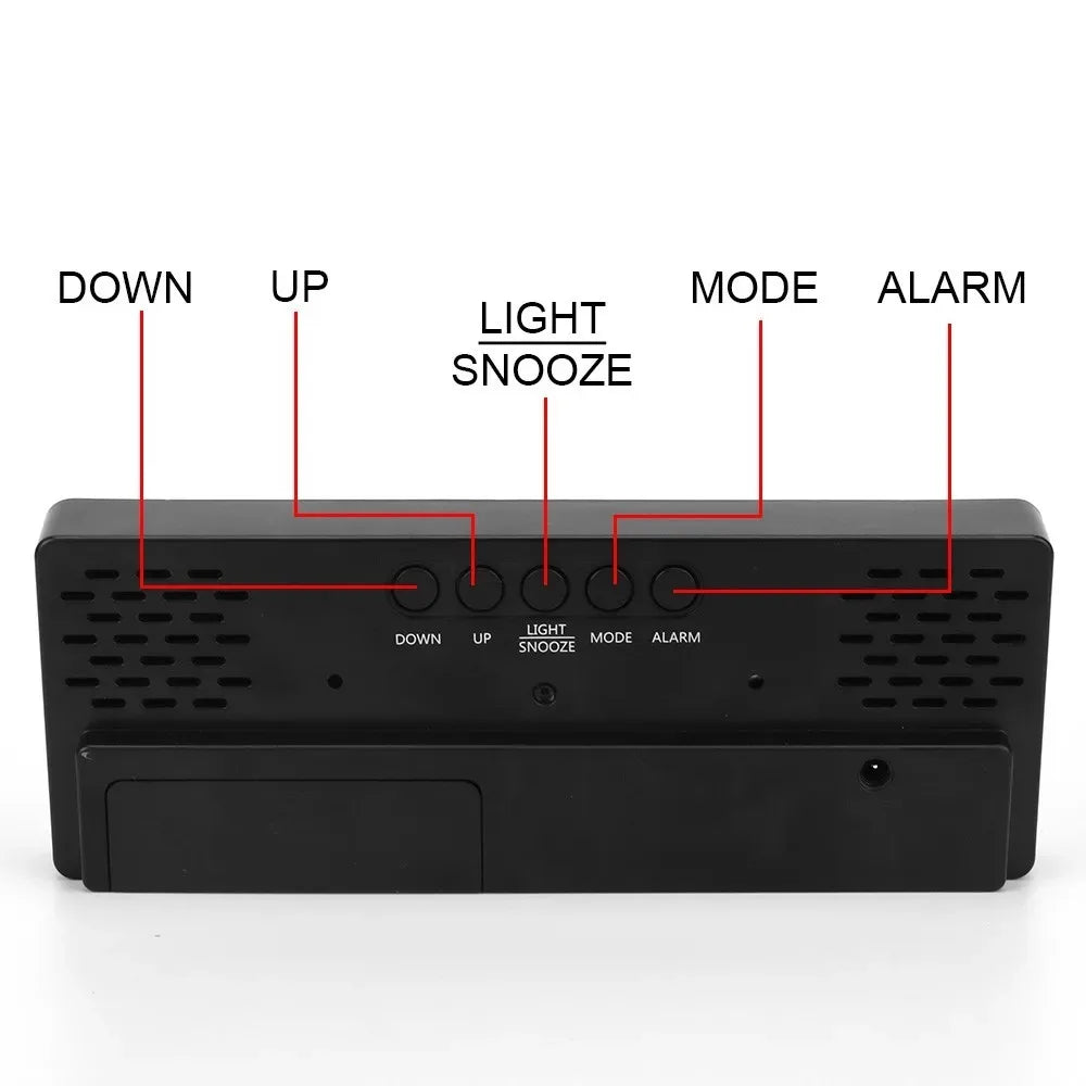 Smart Alarm Clock Bedside Table Led Alarm Clock Digital