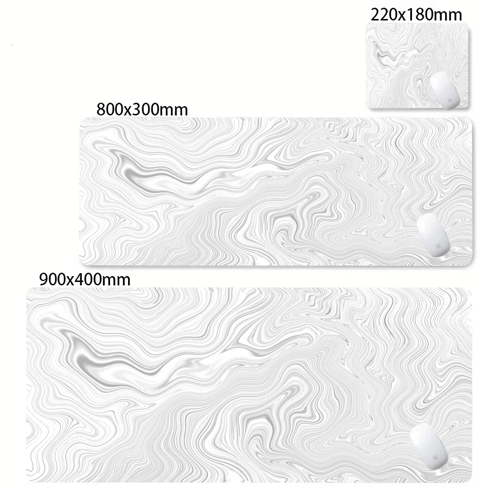 XXL Desk Mat | Black And White | Strata Liquid Mousepad
